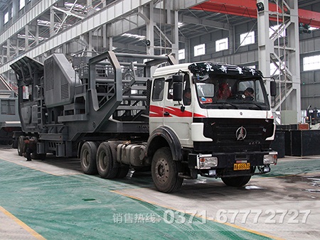 粗破轮胎系列移动破碎站