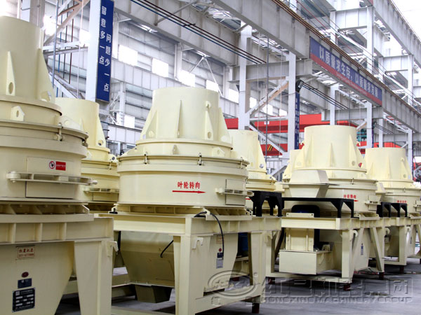 直通冲击式石头制砂机