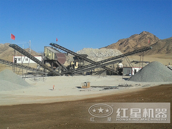 石粉加工厂现场