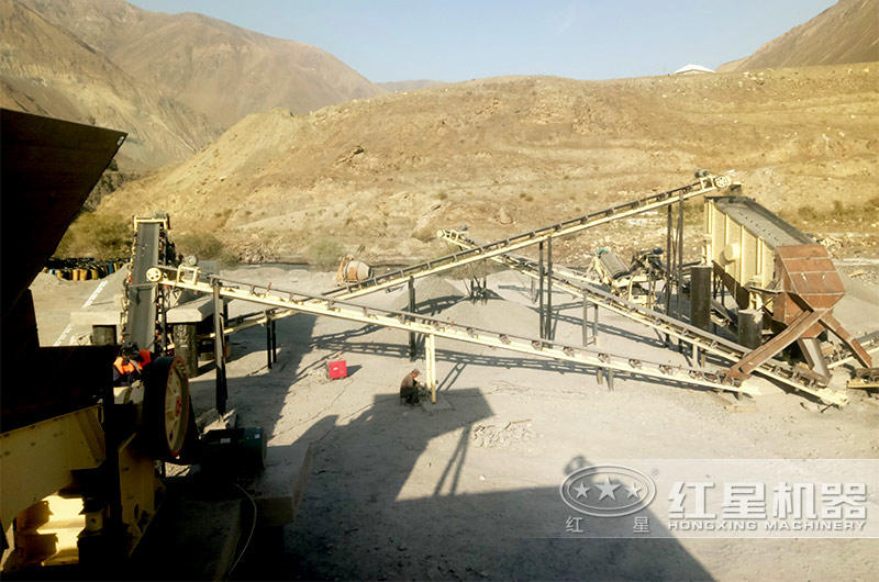 石料加工现场 石料加工现场