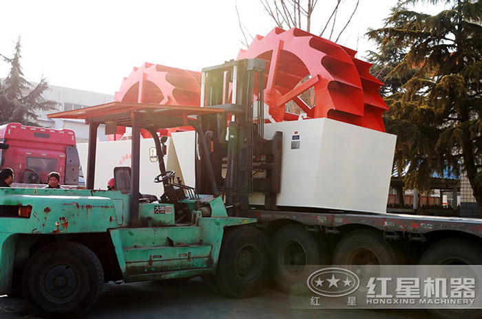 小型轮式洗砂机发货 小型轮式洗砂机发货